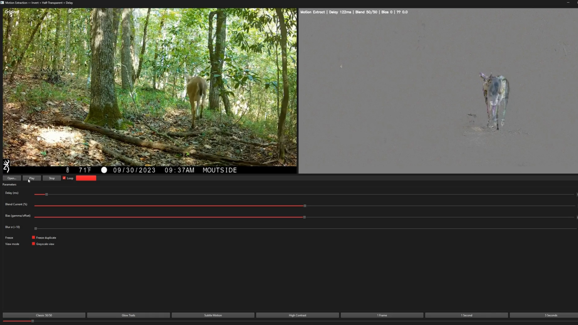 Motion Extraction